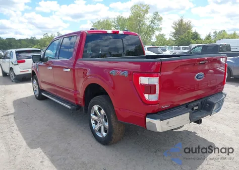 2022 Ford F-150 Lariat z USA, uszkodzony, nr VIN 1FTFW1E58NKD07852